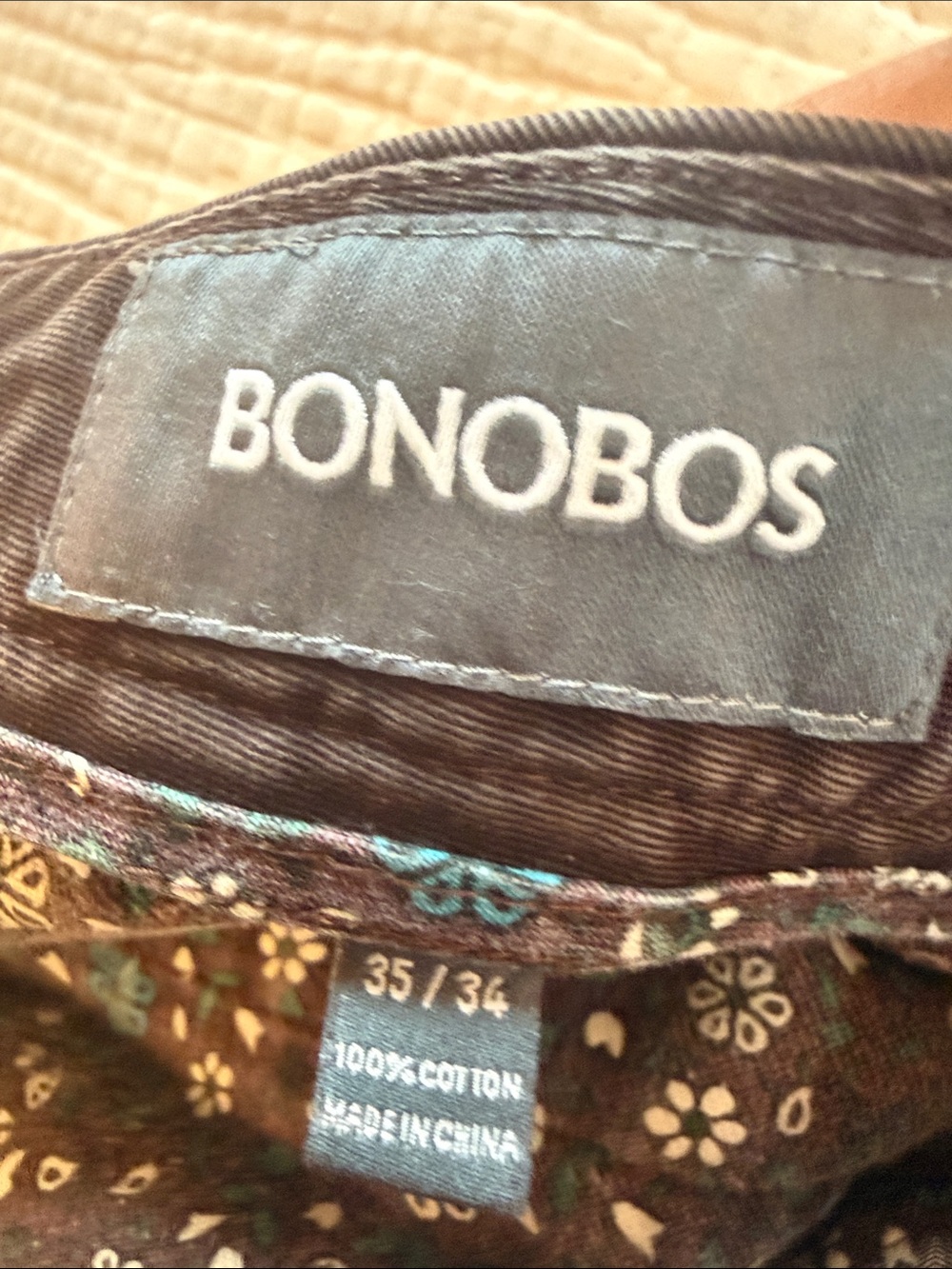 Bonobos Brown Slim Straight Chinos - Picture 9 of 9